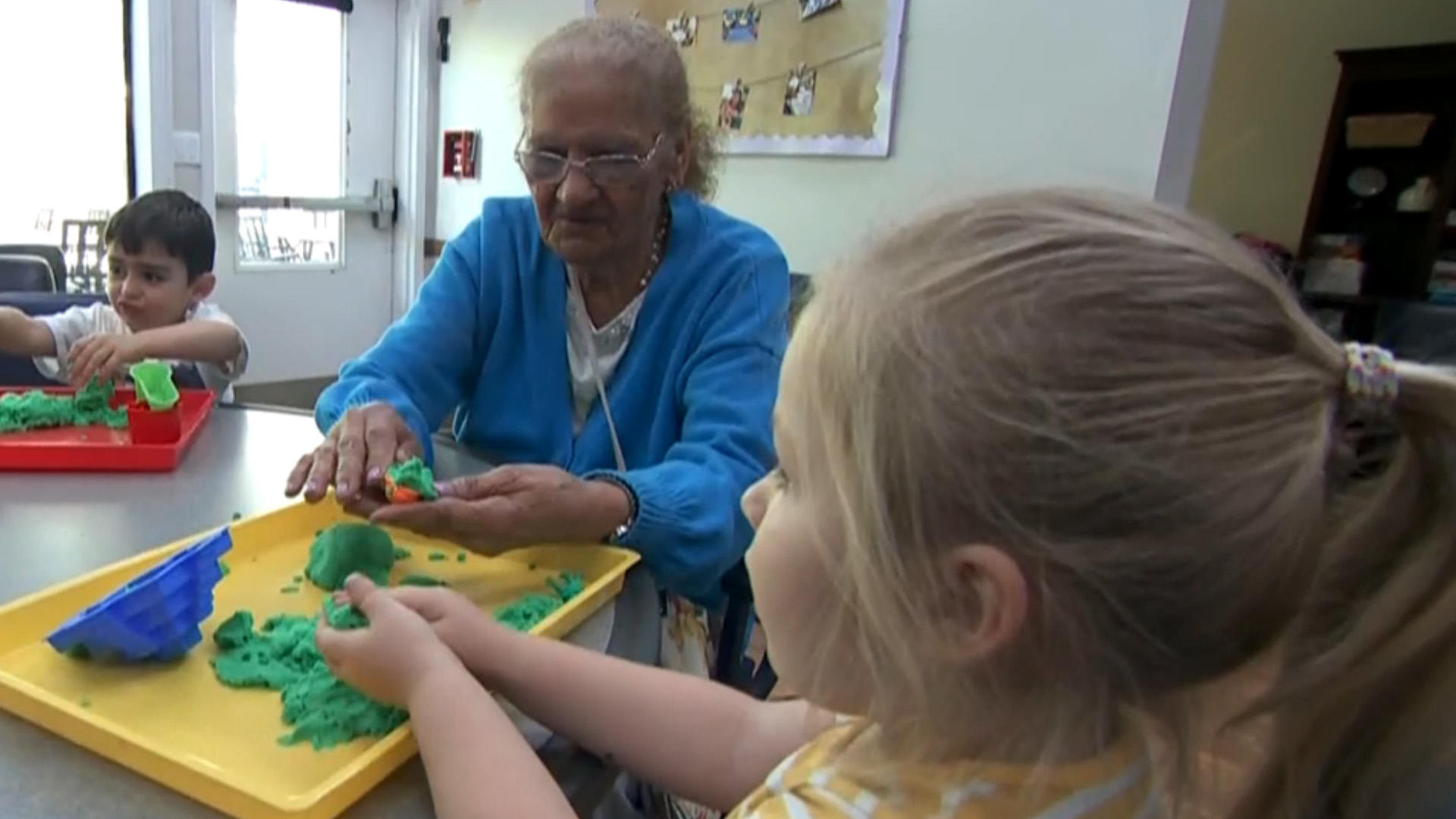 Watch CBS Evening News: Daycare brings seniors and kids together - Full ...