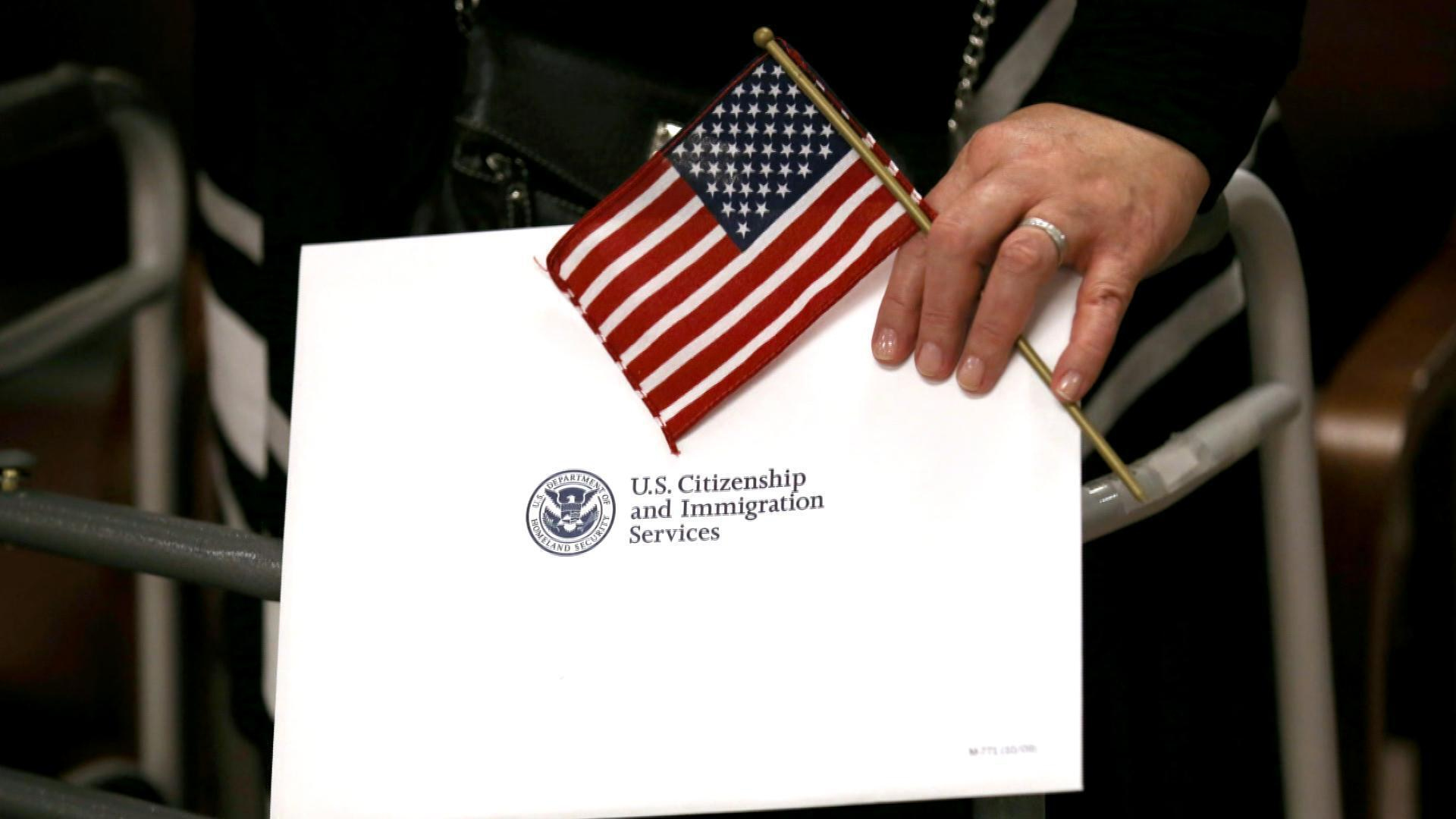 Watch CBS Mornings U.S. using immigration 
