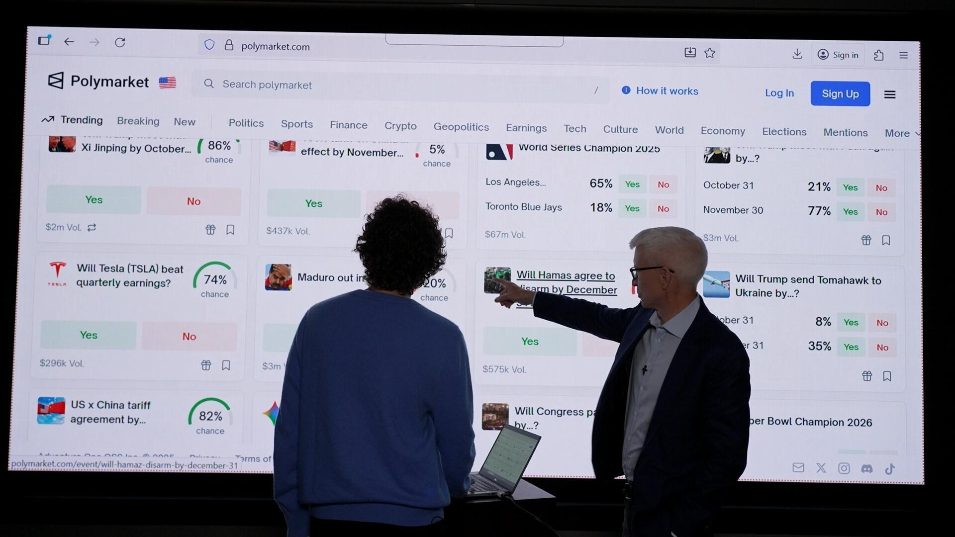 Polymarket | Sunday on 60 Minutes