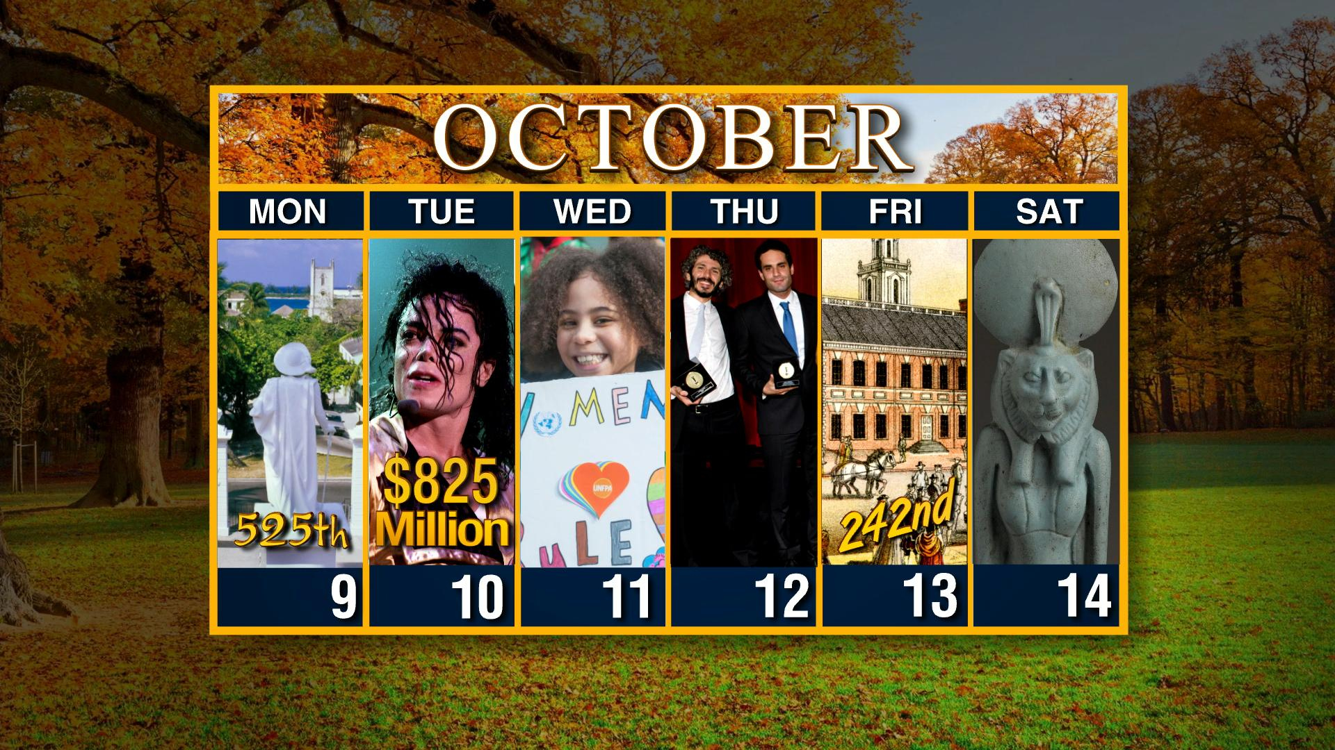 Watch Sunday Morning Calendar Week of Oct. 9 Full show on CBS
