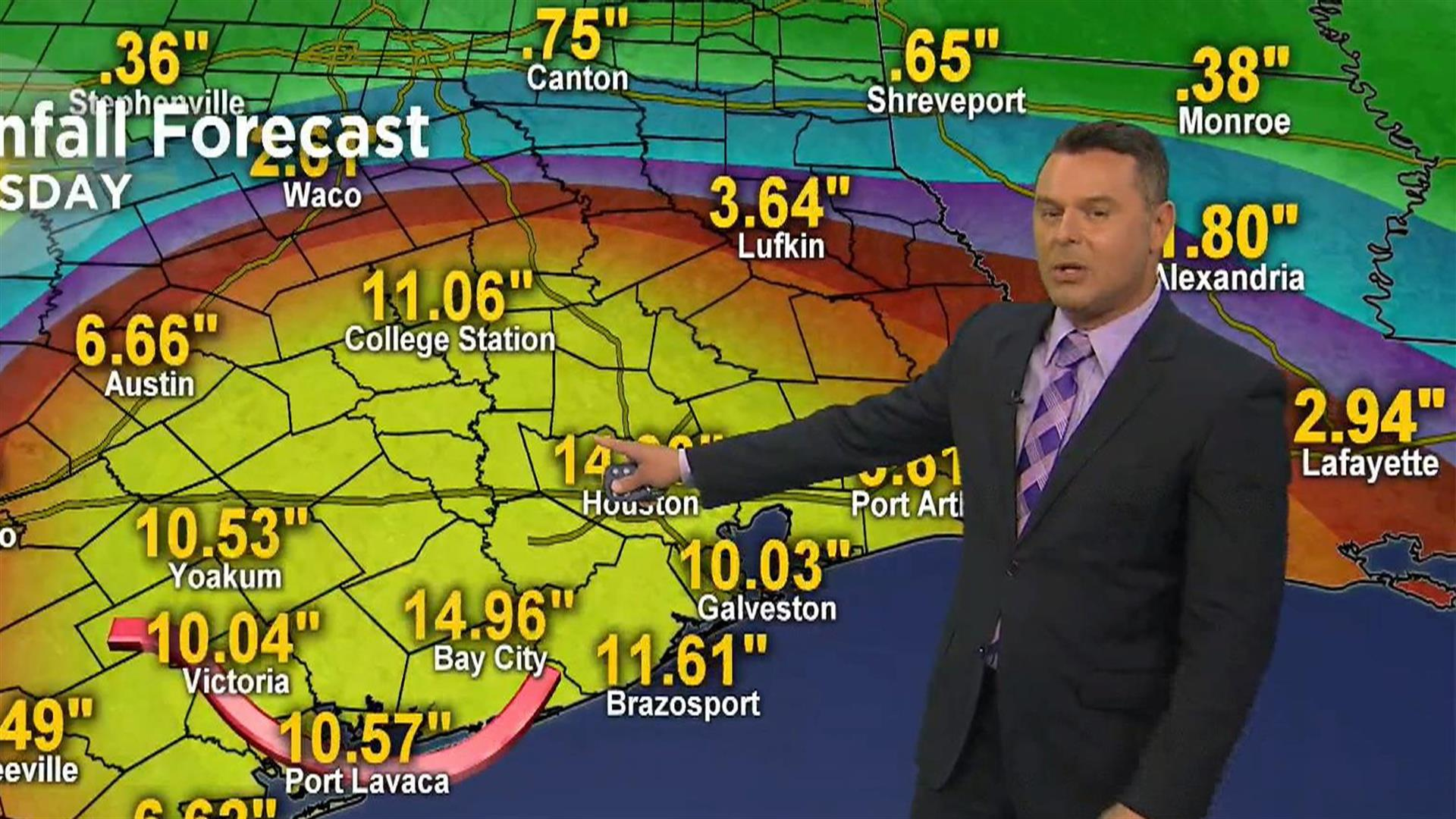 Watch Sunday Morning: Tropical Storm Harvey: Latest forecast - Full ...