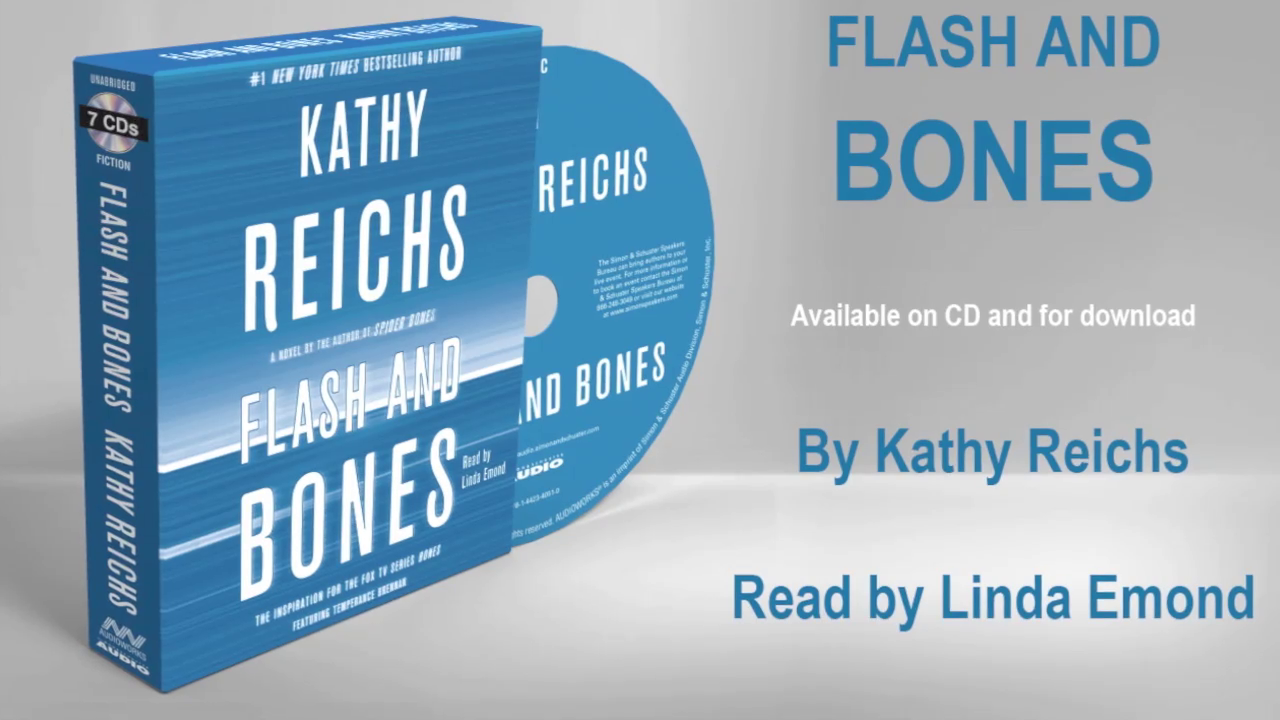 Kathy Reichs on FLASH AND BONES audiobook Kathy Reichs on FLASH AND BONES audiobook