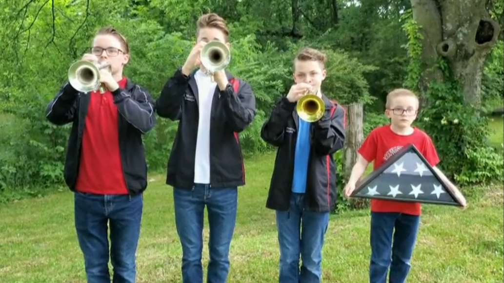 Watch CBS Evening News Musicians prepare for Taps Across America