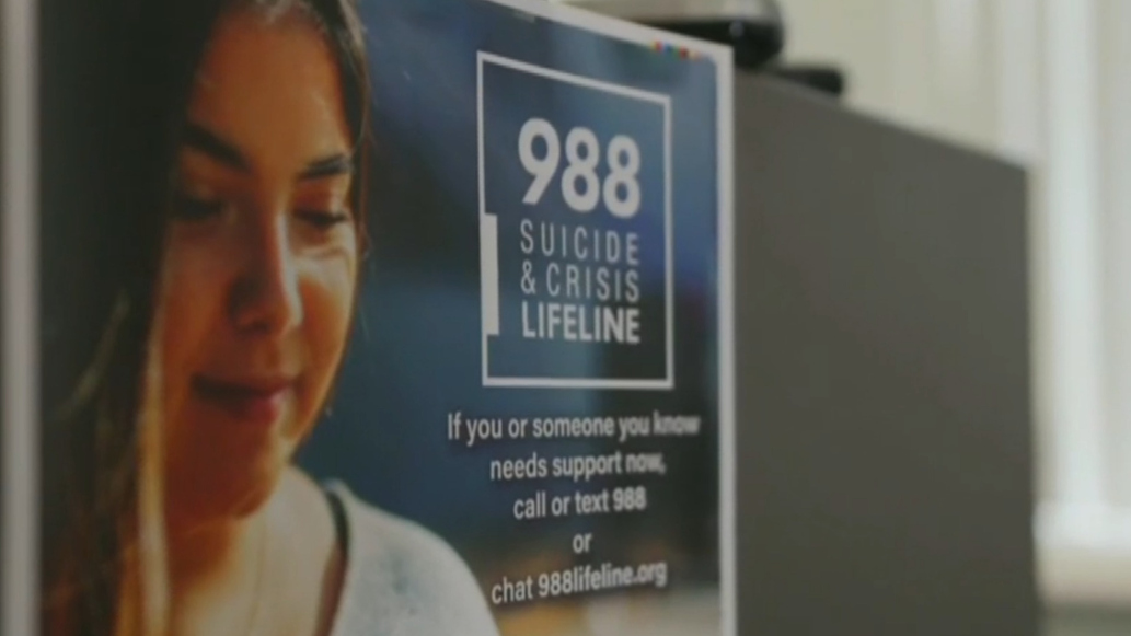 Watch CBS Evening News Advocates raise awareness for 988 lifeline
