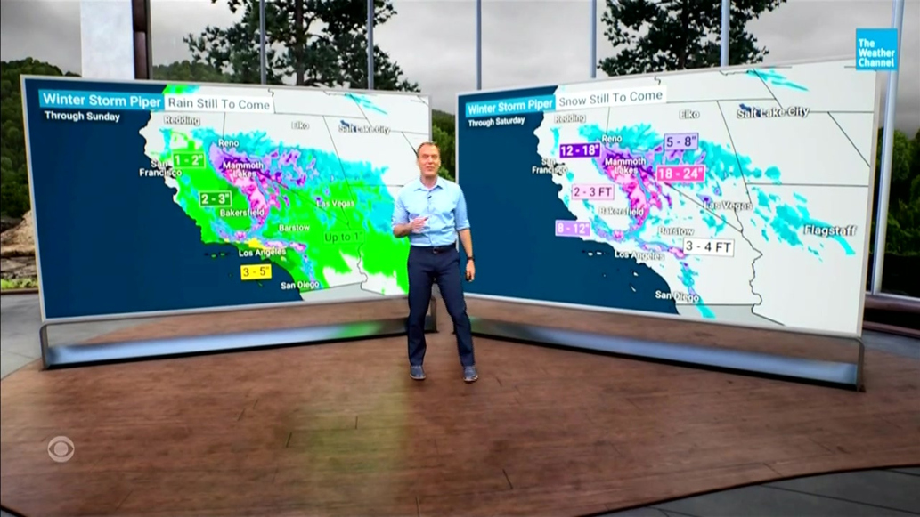 Watch CBS Evening News Storm moves east after walloping Southern ...