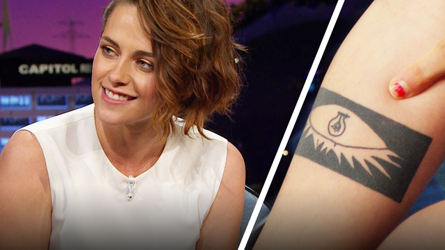 Watch The Late Late Show With James Corden Kristen Stewart Took The Tattoo Plunge Full Show On Cbs All Access