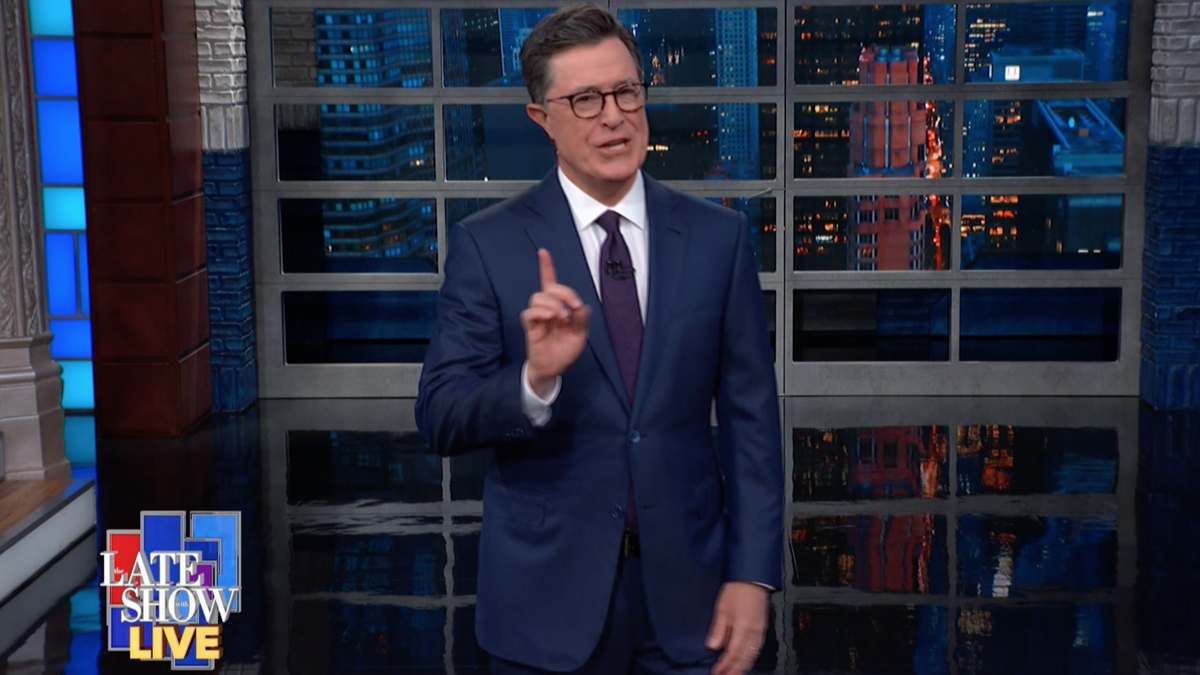 Watch The Late Show With Stephen Colbert Stephen Colberts Live Monologue Following Democratic 