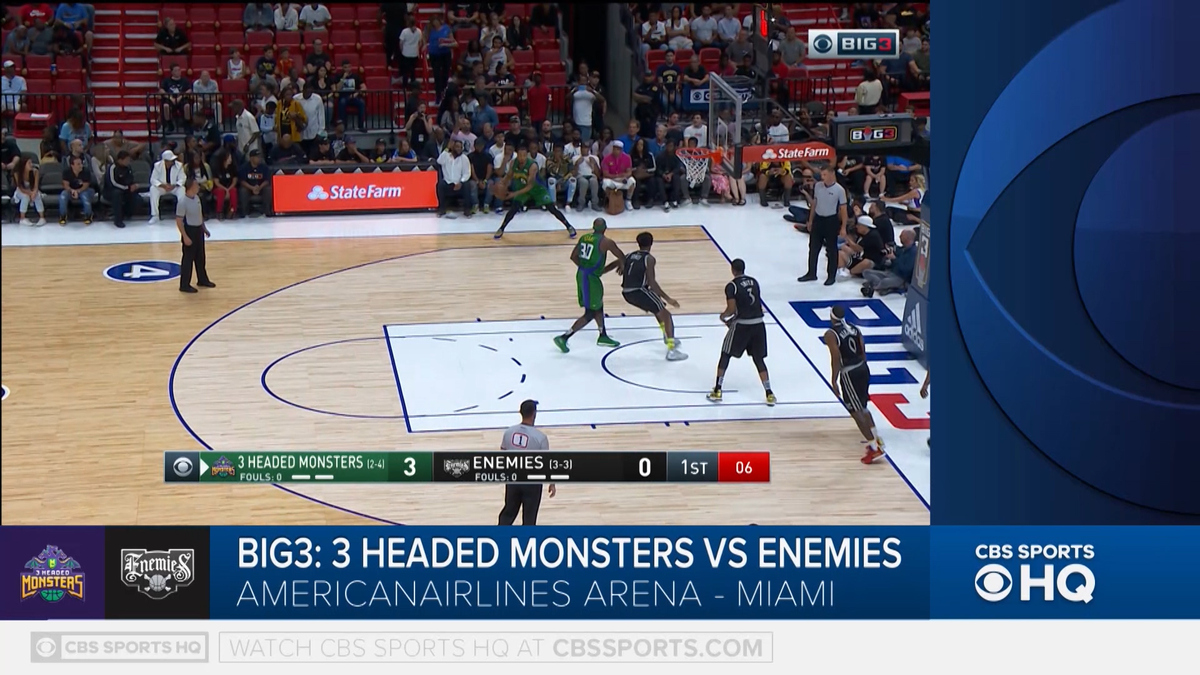 Watch Big3 Basketball Big3 Highlight Enemies Vs 3 Headed