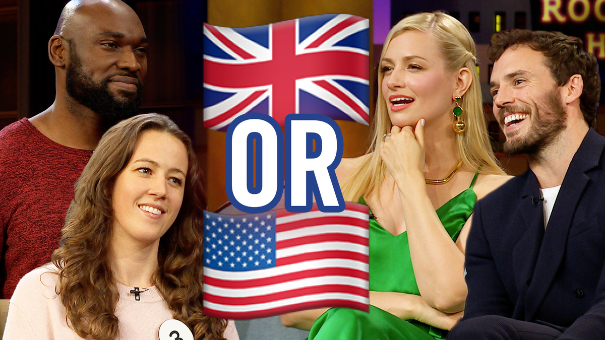 British games. Beth Behrs. Uk or us English. American vs European Fashion.
