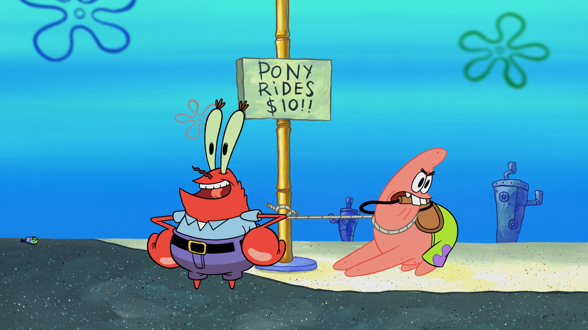 Spongebob Squarepants E Patrick Star Gangster The SpongeBob Movie