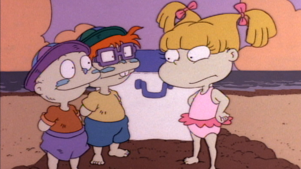 Watch Rugrats 1991 Season 2 Episode 9 Rugrats No Bones About Itbeach Blanket Blankies