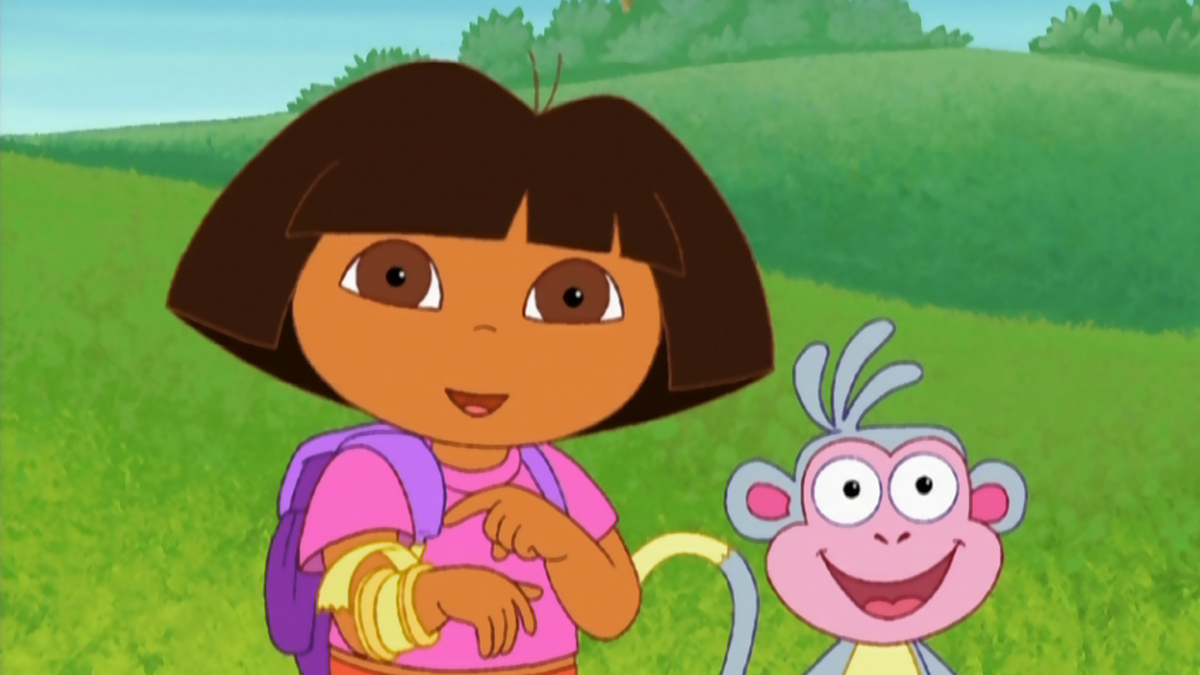 Dora and Boots rush off to rescue their friend. 