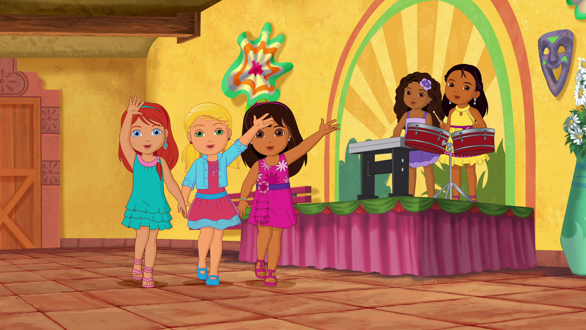 Dora and friends dance party