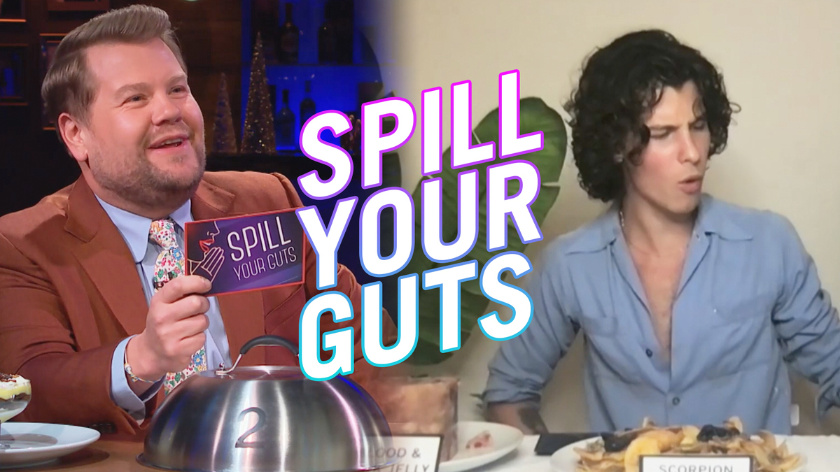 Spill your Guts. Spill your Guts or fill your Guts. Spill your Guts or feel your Guts. Shown james