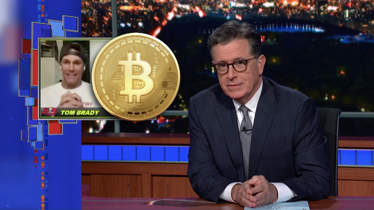 bitcoins explained by stephen colbert