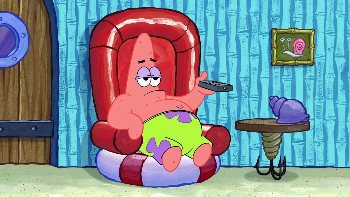 Spongebob Squarepants E Patrick Star E Gary Mane 7 Angry At Patrick