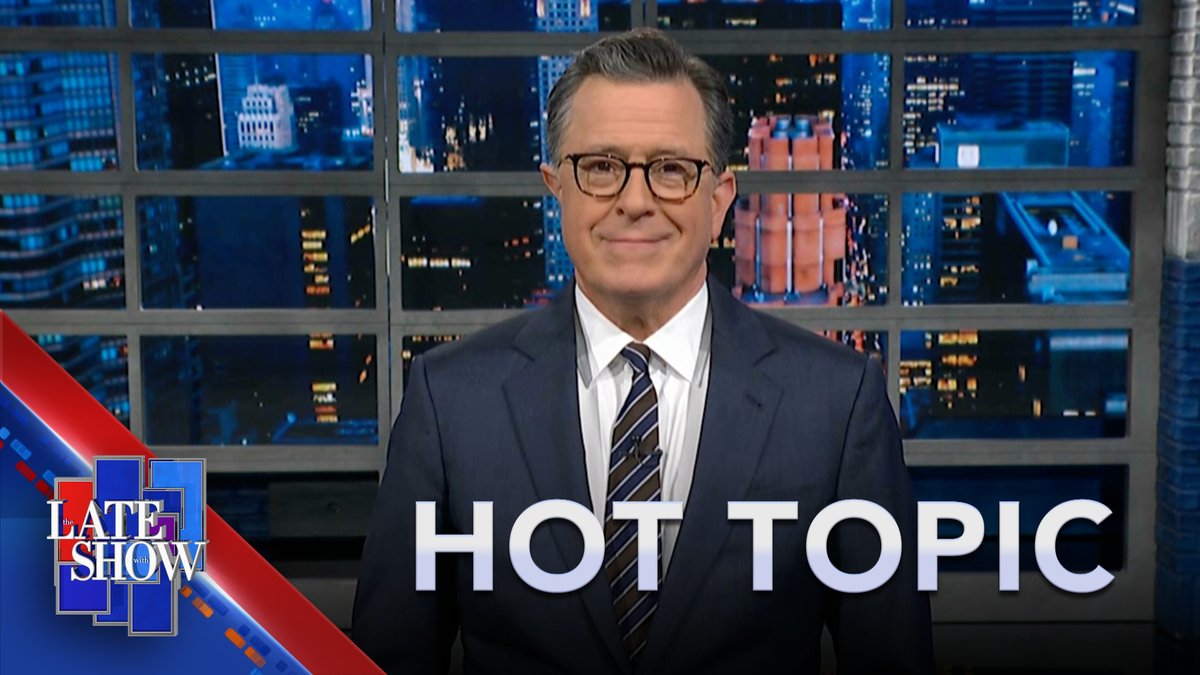Watch The Late Show with Stephen Colbert Extreme Heat Bakes The Nation Schumer's Grilling