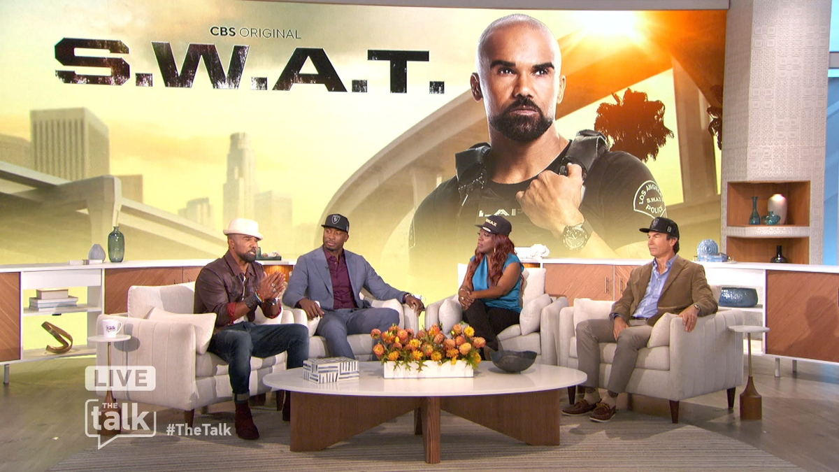 The Talk: Shemar Moore Says You'll See His 'old ass running around' on S.W.A.T. Season 8 - Full show