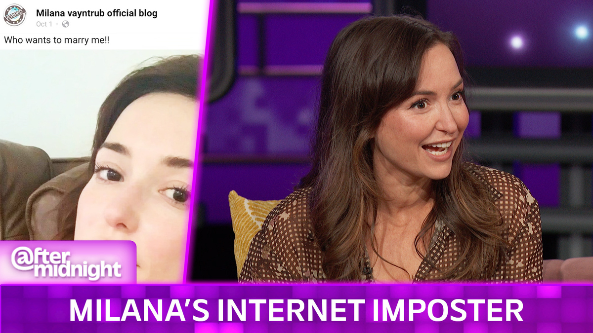After Midnight: Milana Vayntrub’s Internet Imposter is Proposing to Her Cousins - Full show