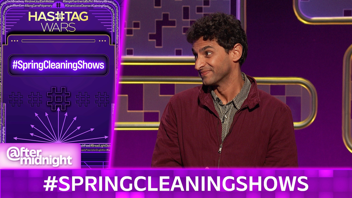 After Midnight: Hashtag Wars | #SpringCleaningShows with Karan Soni, Milana Vayntrub, and Kate Micucci - Full show