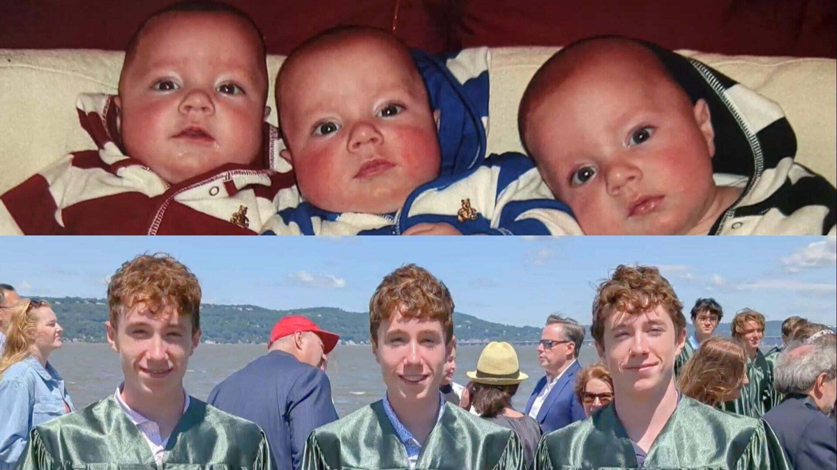 Watch CBS Evening News: Identical triplets off to separate colleges ...