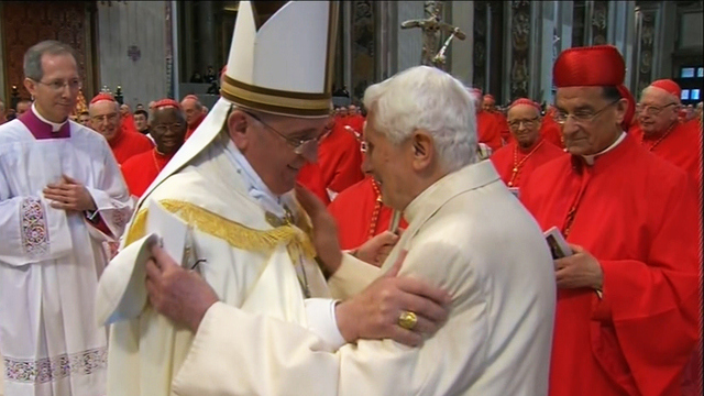 Watch CBS Evening News: Pope Francis welcomed 19 new cardinals at a ...