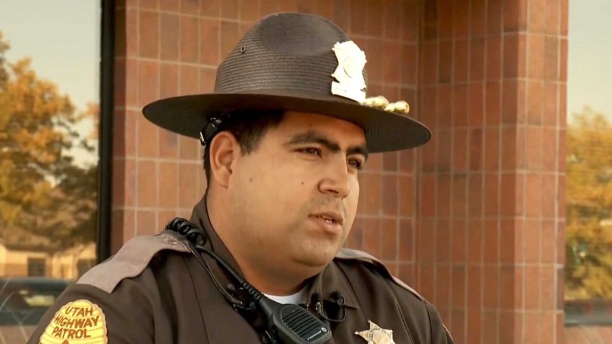 Watch CBS Evening News: Utah trooper saves man from oncoming train ...