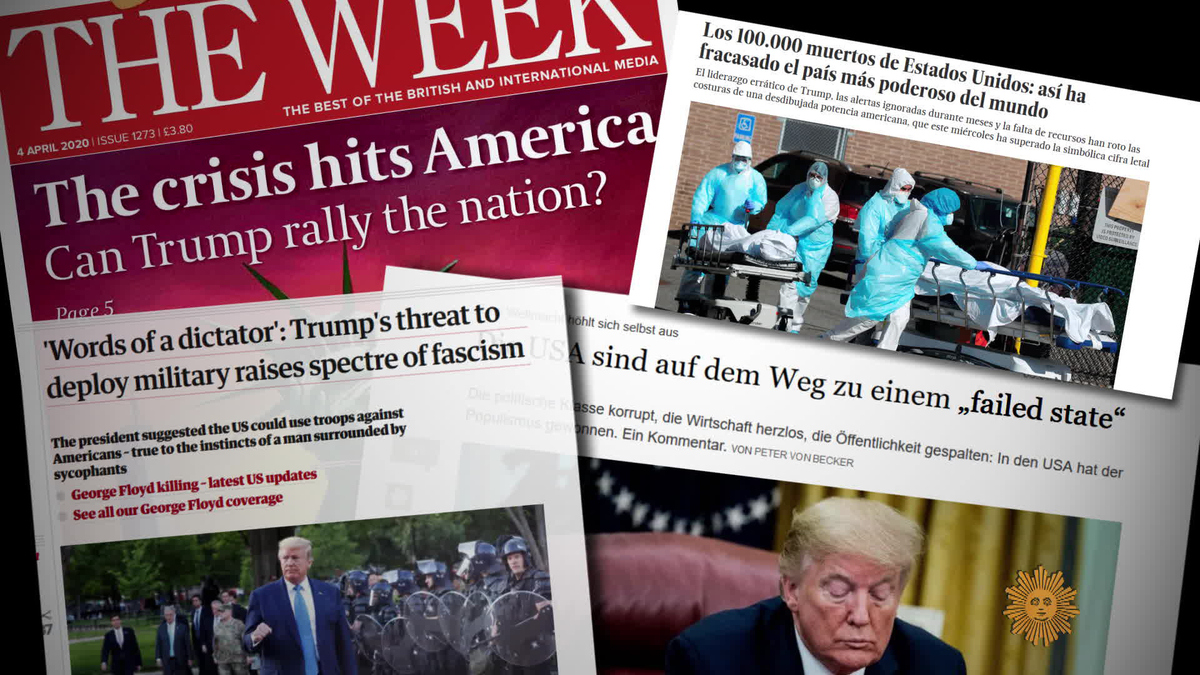 cbs news today headlines world