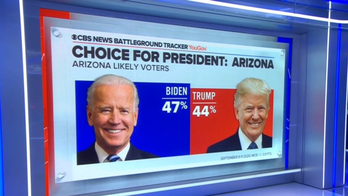 Watch CBS Evening News: Biden leads Trump in Arizona - Full show on CBS