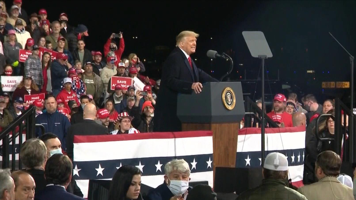 Watch CBS Evening News: Trump makes false claims on election results at ...