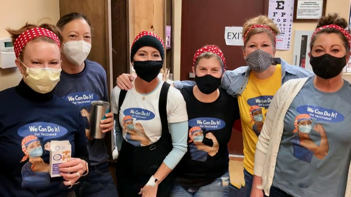 Watch CBS Evening News Book club takes on vaccinating community Full