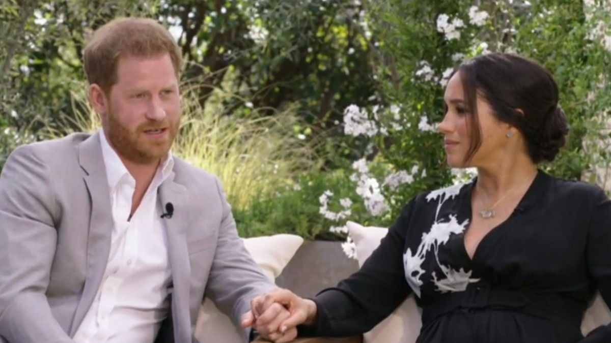Watch CBS Evening News Meghan Markle and Prince Harry open up to Oprah