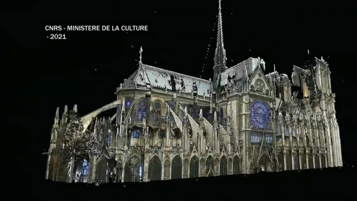 Watch CBS Evening News 3D technology used in Notre Dame restoration