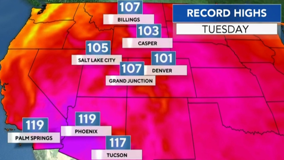 Watch CBS Evening News: Dangerous heat wave scorches Western states ...
