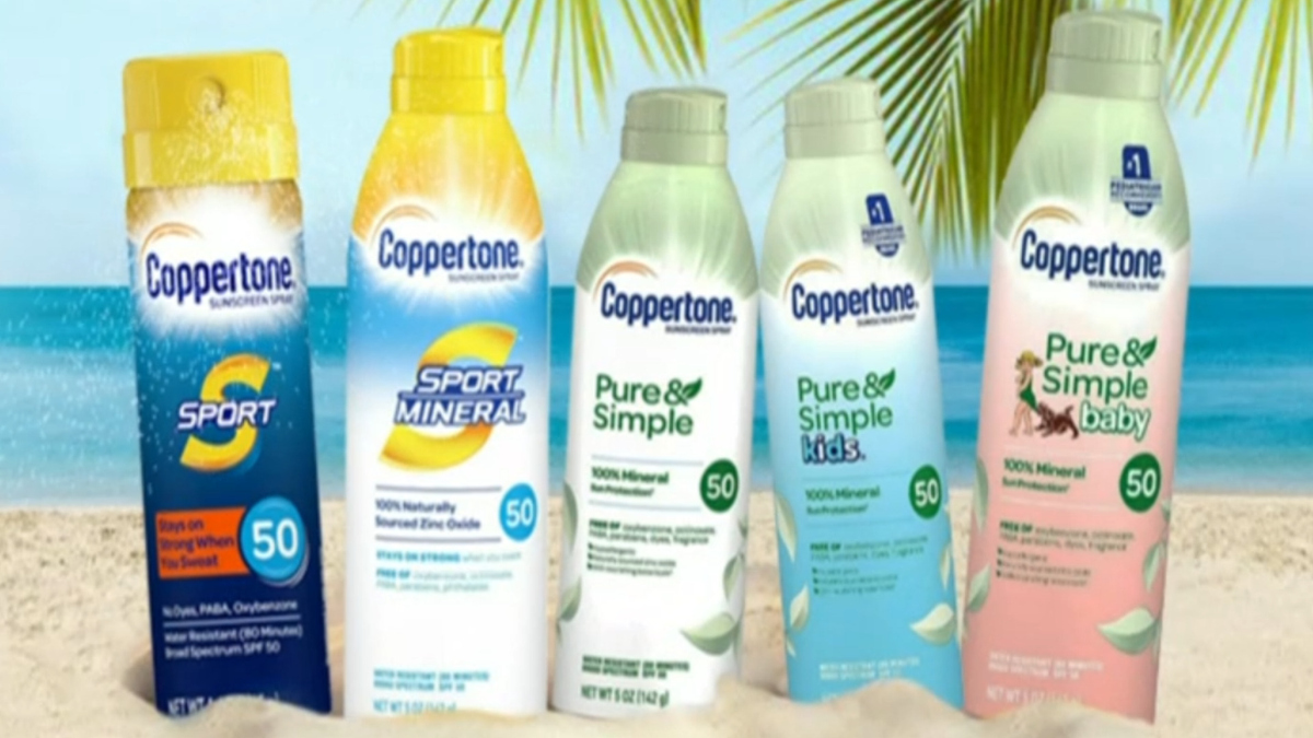Watch CBS Evening News Coppertone voluntarily recalls 5 sunscreens