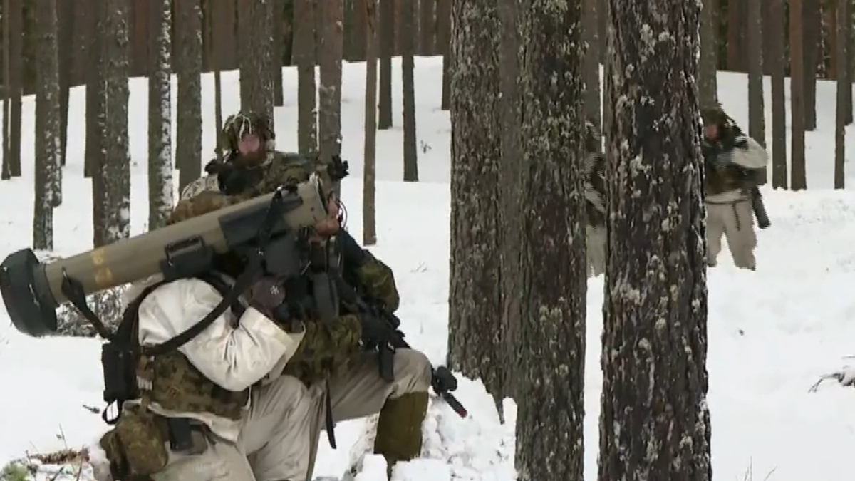 Watch CBS Evening News: NATO troops conduct military exercises near ...