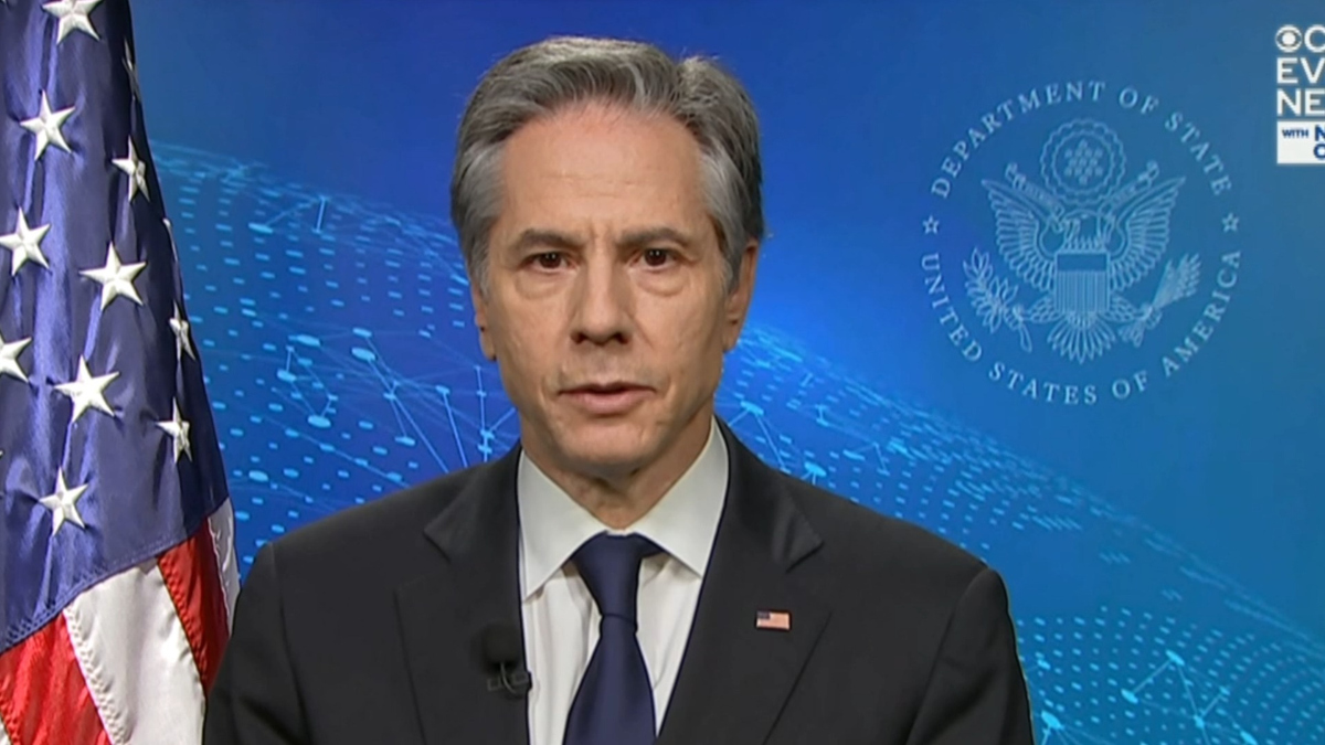 Watch CBS Evening News: Blinken on alarming developments in Ukraine ...