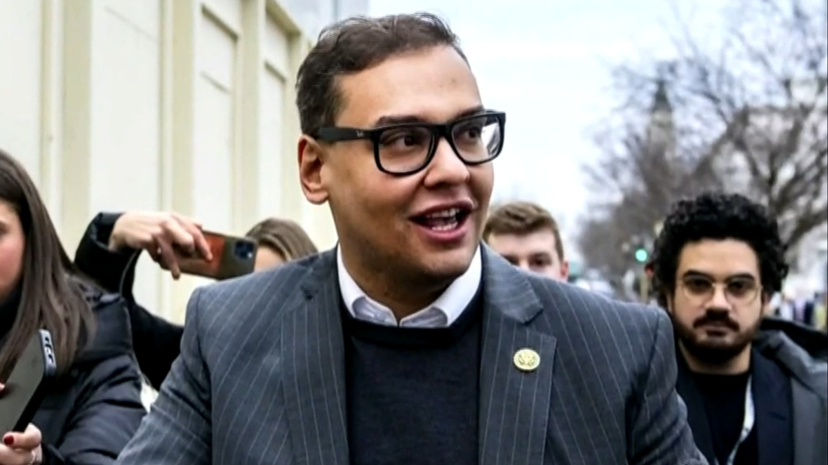 Watch CBS Evening News: Santos stepping down from House committees ...