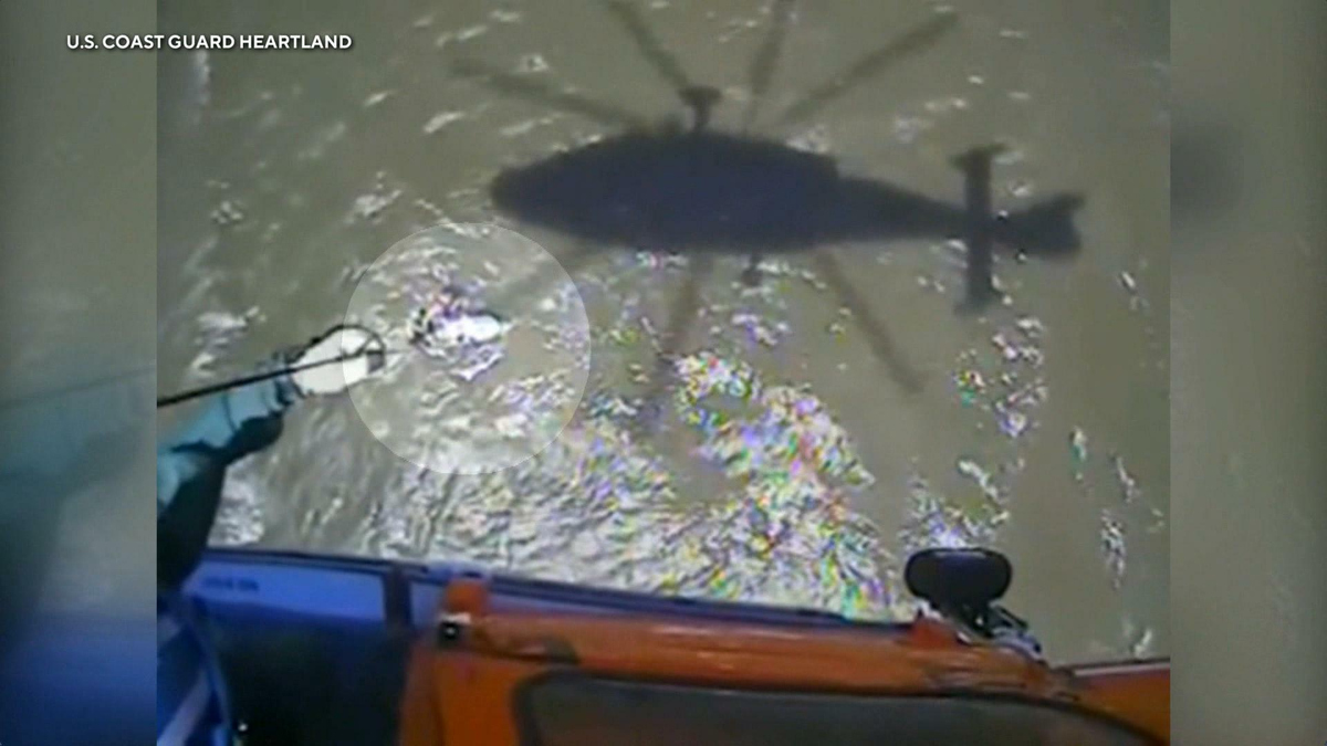 Watch CBS Evening News: Coast Guard rescues surfer off Texas coast ...
