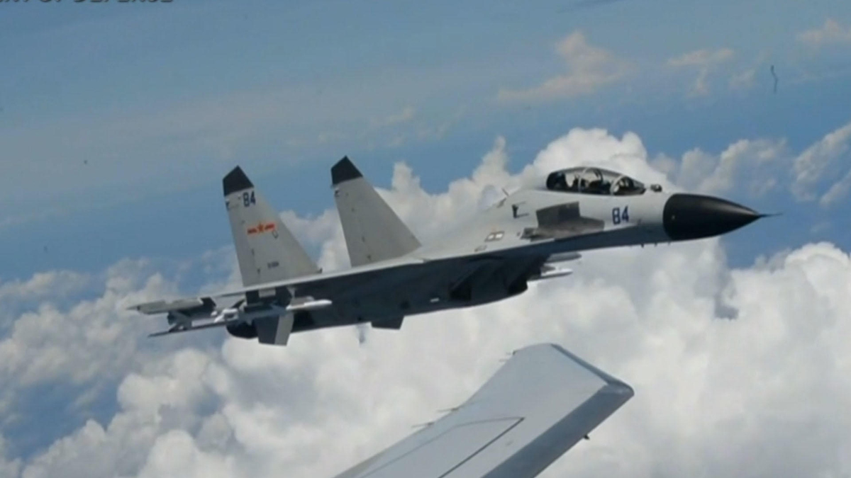 Watch CBS Evening News Video of "coercive and risky" Chinese jets
