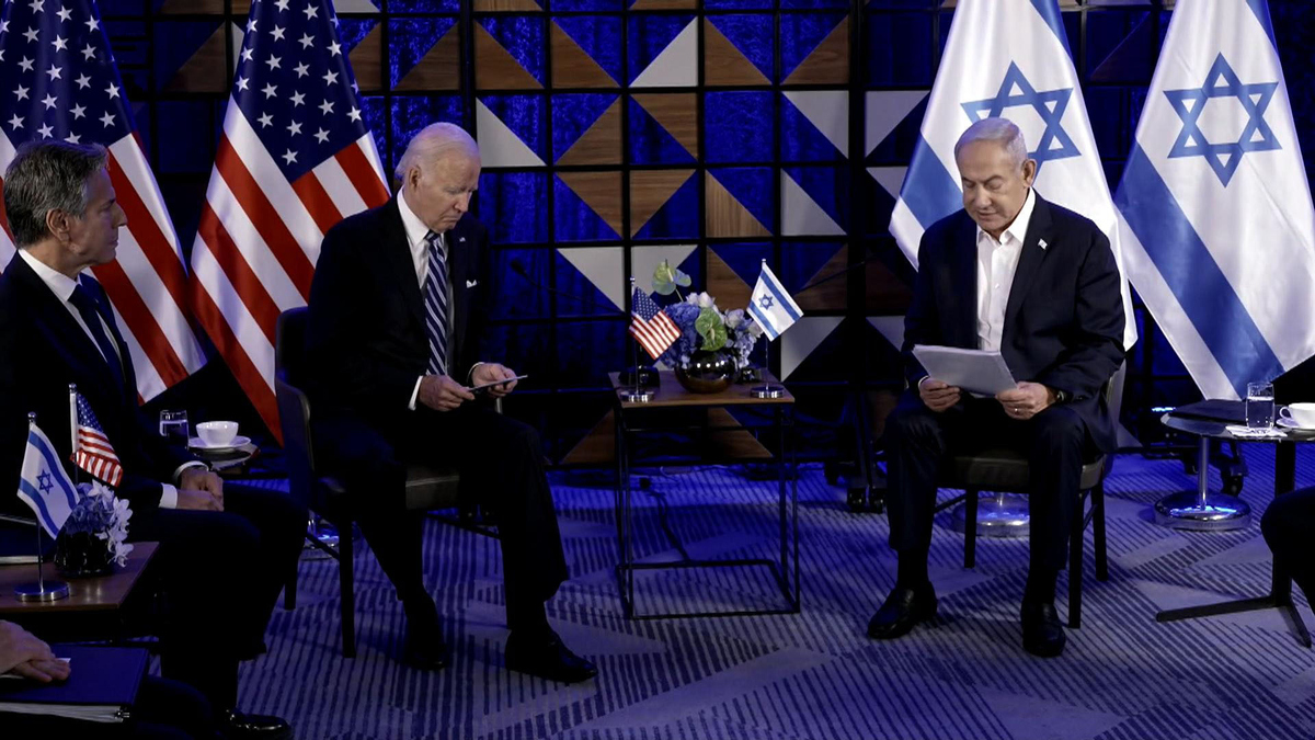Watch CBS Mornings Biden meeting with Netanyahu, Israeli families ...