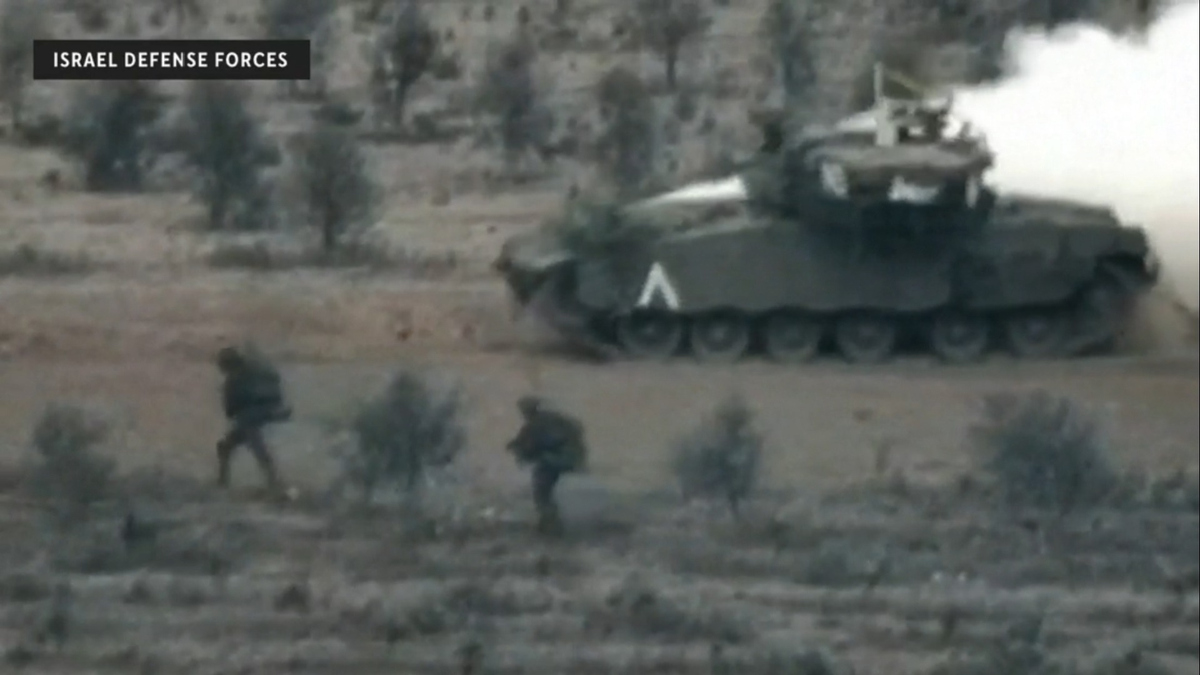 Watch CBS News Mornings: Israeli video shows troops entering Gaza