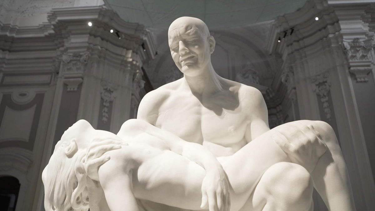 Watch Sunday Morning: Rock star: Sculptor Jago on unveiling