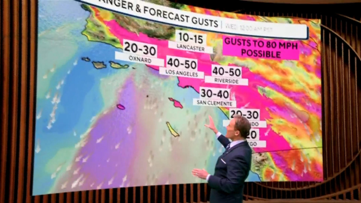 Watch CBS Evening News: More dangerous winds expected in California ...