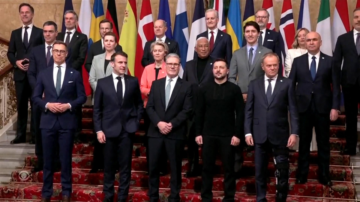 Watch CBS Evening News: Leaders from Europe, Canada meet in London ...