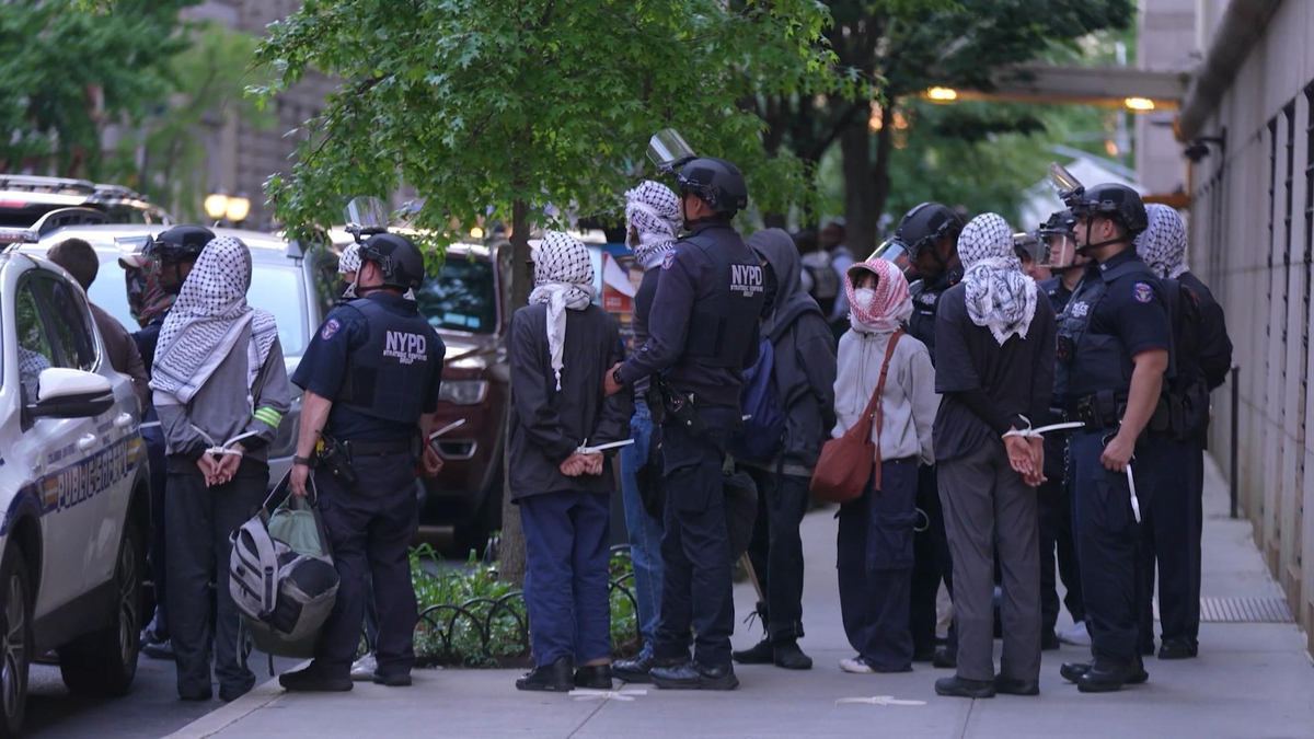 Watch CBS Mornings Dozens in custody after protests at Columbia ...
