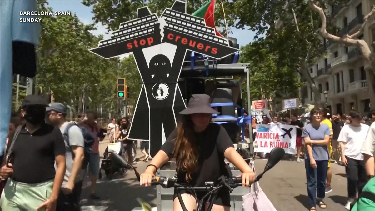 Watch CBS Mornings: How Europeans are protesting overtourism - Full ...