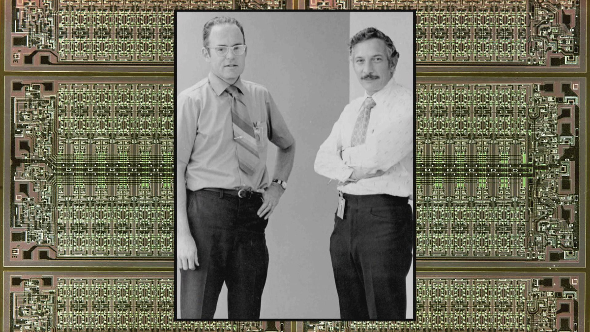Robert Noyce and Gordon Moore