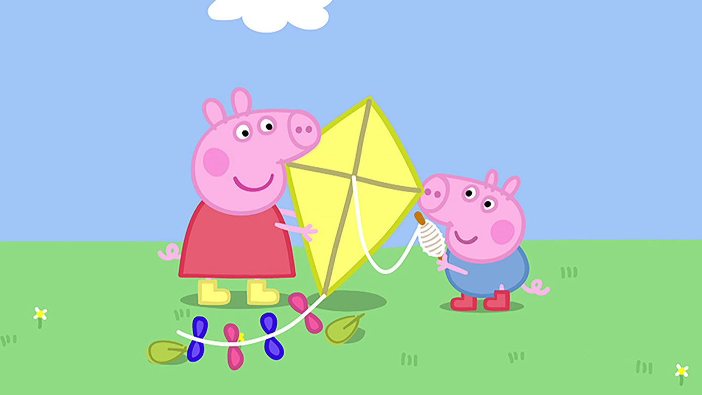 Watch Peppa Pig Season 1 Episode 2 Flying a Kite/Muddy Puddles/Wi
