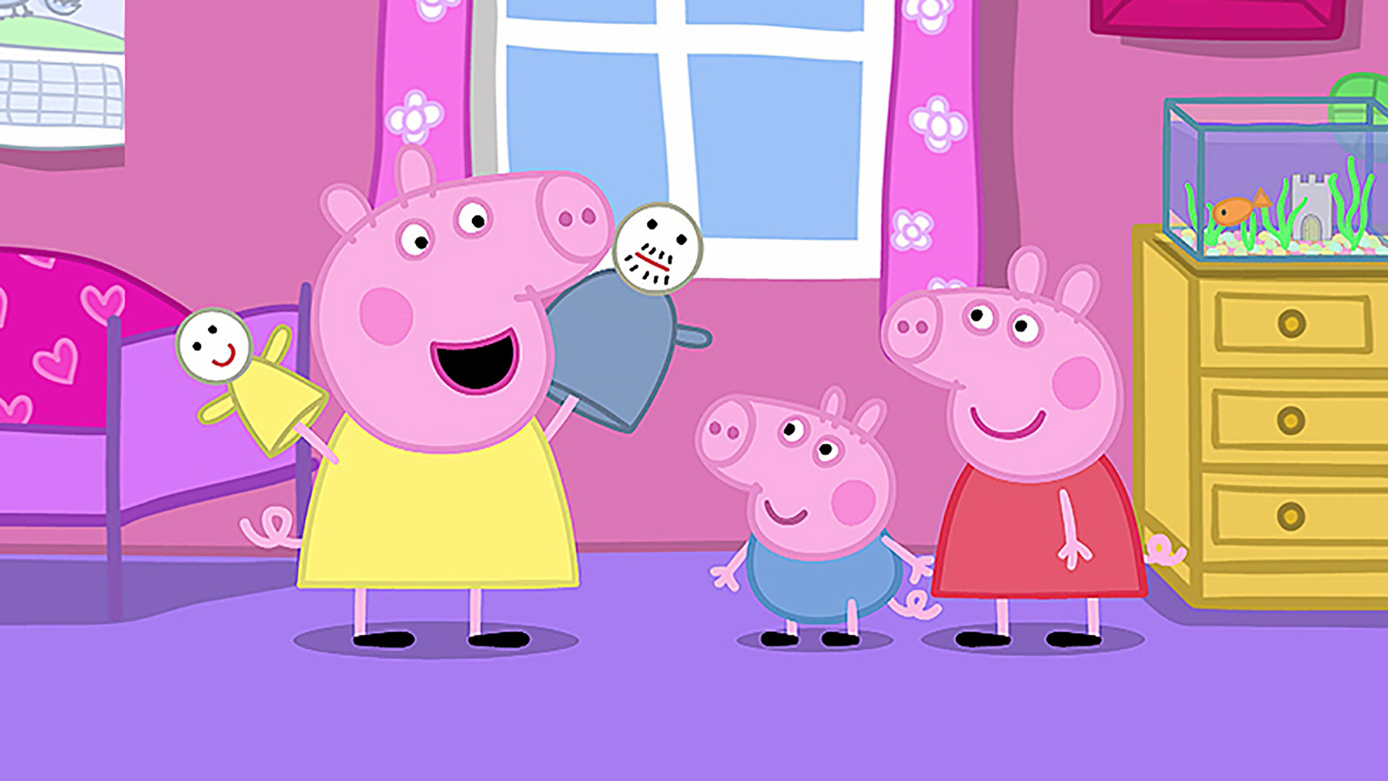 Watch Peppa Pig Season 1 Episode 8 Chloes Puppet Show/Babysitting/My